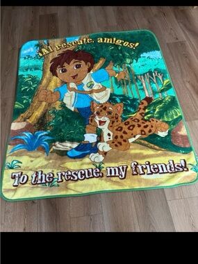 Vintage Go Diego Go Soft Fleece Throw Blanket 60x50”
Diego to the rescuel